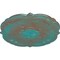 Ekena Millwork Victorian Ceiling Medallion, Hand-Painted Copper Green Patina, 24 3/8"OD x 1"P CM24VICGS - alternate 2